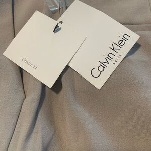 Calvin Klein Khaki Suit Pants